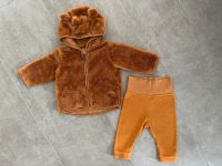 Gr. 68 // Fleece-Set (Teddy-Kapuzenjacke/Fleecehose), H&M Baden-Württemberg - Urbach Vorschau