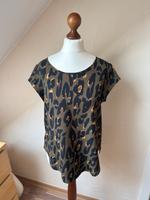 ❤️ WIE NEU! Only kurzarm Bluse Shirt Top Leoprint 34 Hessen - Groß-Umstadt Vorschau