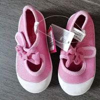 Mädchen Sommer Schuhe mit Klett und Schleife Größe 23 neu Leipzig - Möckern Vorschau