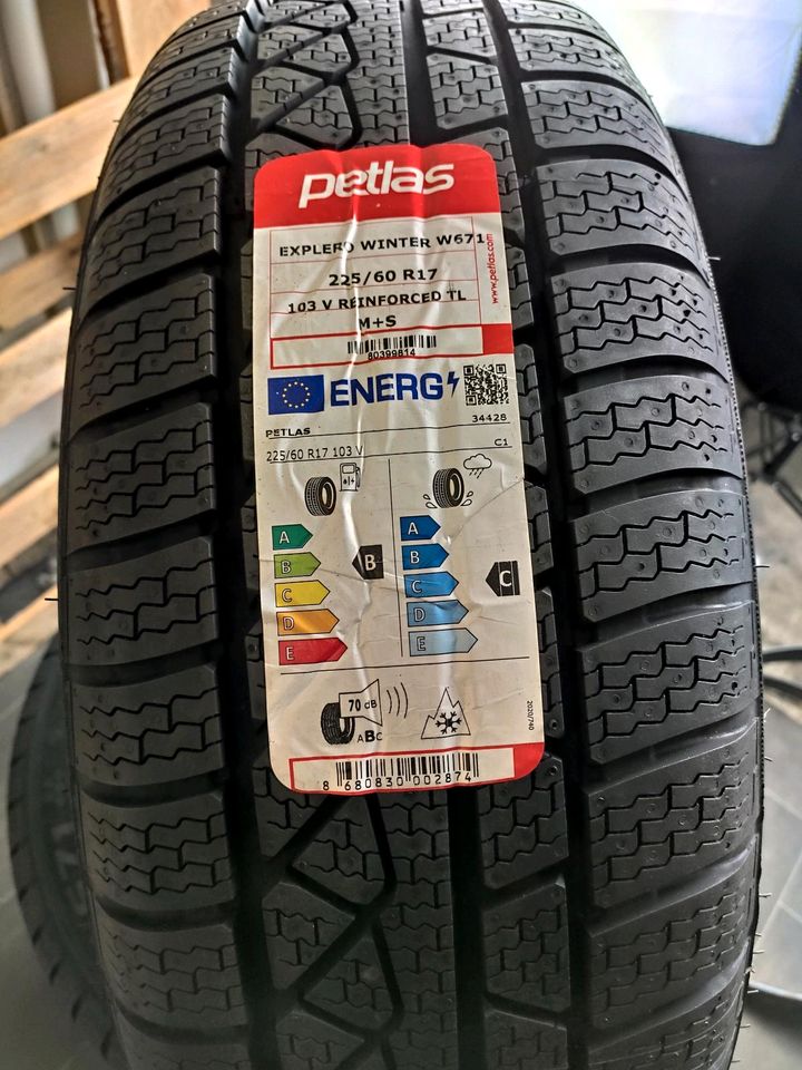 ✓NEU BMW X3 F25 X4 F26 PETLAS WINTERREIFEN WINTERRÄDER 225/60 R17 in Herten