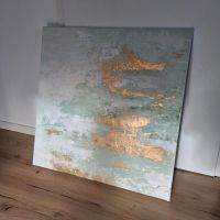 Beuatiful mint gold Gemälde 80x80cm Nordrhein-Westfalen - Wenden Vorschau