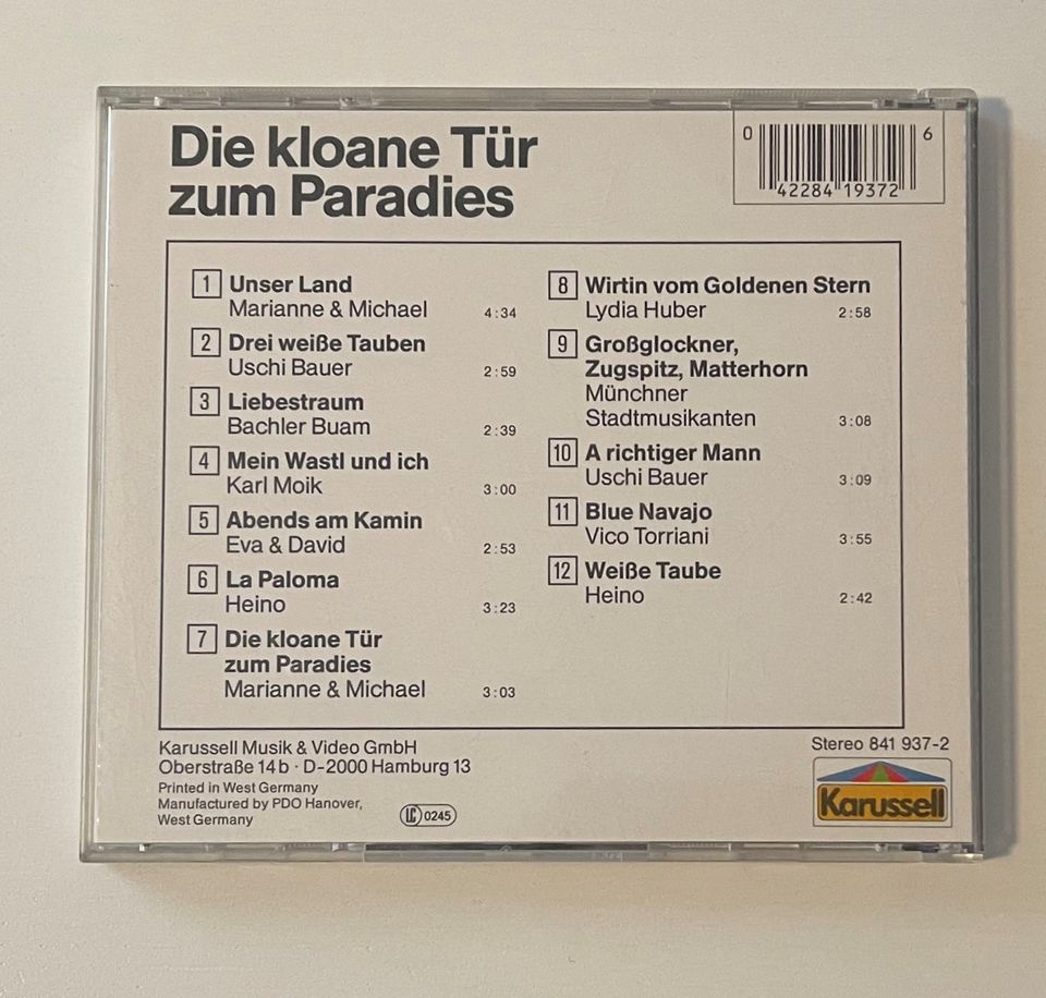 CD   Die kloane Tür zum Paradies in Zeitz