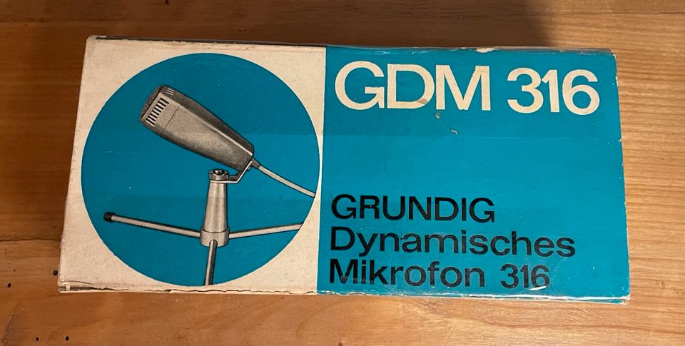 GDM 316, Grundig dynamisches Mikrofon in OVP, vintage in Aachen