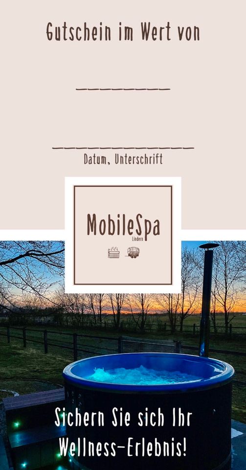 Mobiles Hot tub , Hottub, Badefass , jacuzzi , whirlpool, mieten in Löningen