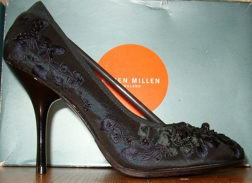 Karen Millen Gr. 37,5 38 *NEU* Pumps Schuhe Highheels dunkel blau in Berlin