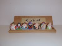 Japanische Sieben-Götterfiguren "Viel Glück"Töpferei aus Setoyaki Rheinland-Pfalz - Worms Vorschau