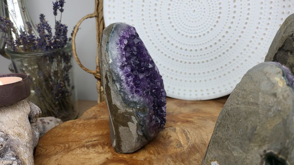 Amethystdruse Amethyst Druse Cluster Stufe Achat Quarz Heilsteine in Minden