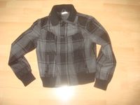 Orsay Jacke schwarz / grau kariert Gr. 38 Wollgemisch Strickbund Nordrhein-Westfalen - Velbert Vorschau