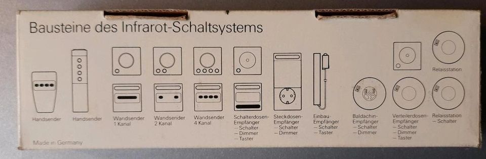 Siemens DELTA-FERN Infrarot-Schaltsystem 5TC5 022 mit. Handsender in Battenberg