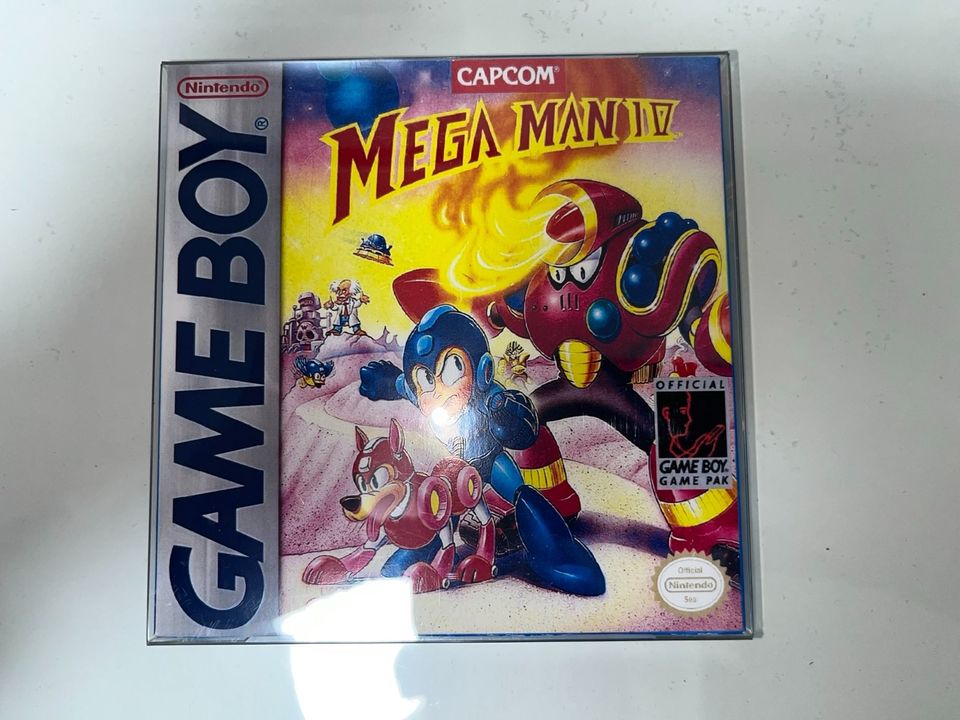 Megaman 4 IV Nintendo Gameboy guter Zustand selten Rar OVP in Braunsbedra