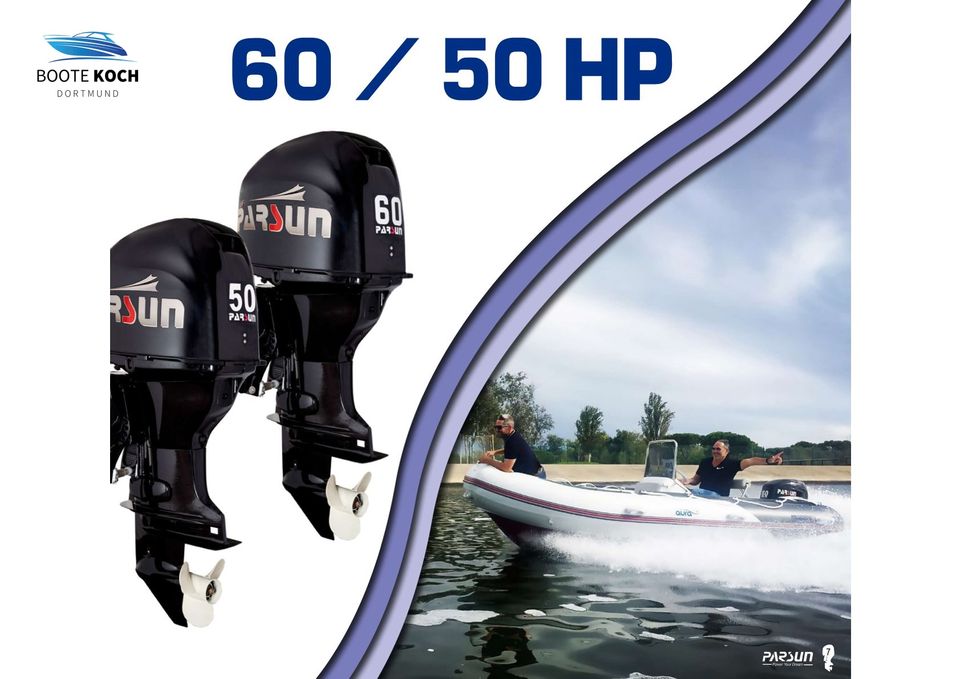 RIB Schlauchboot Goldenship AURA 470 + 60 PS Parsun NEU in Dortmund