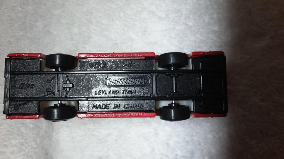 Matchbox Leyland Titan Doppeldeckerbus-Modell -1981-; unbespielt in Freiensteinau