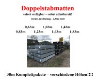 Komplettset 30m - Doppelstabmatten Metallzaun DSM Zaun ab Schleswig-Holstein - Schleswig Vorschau