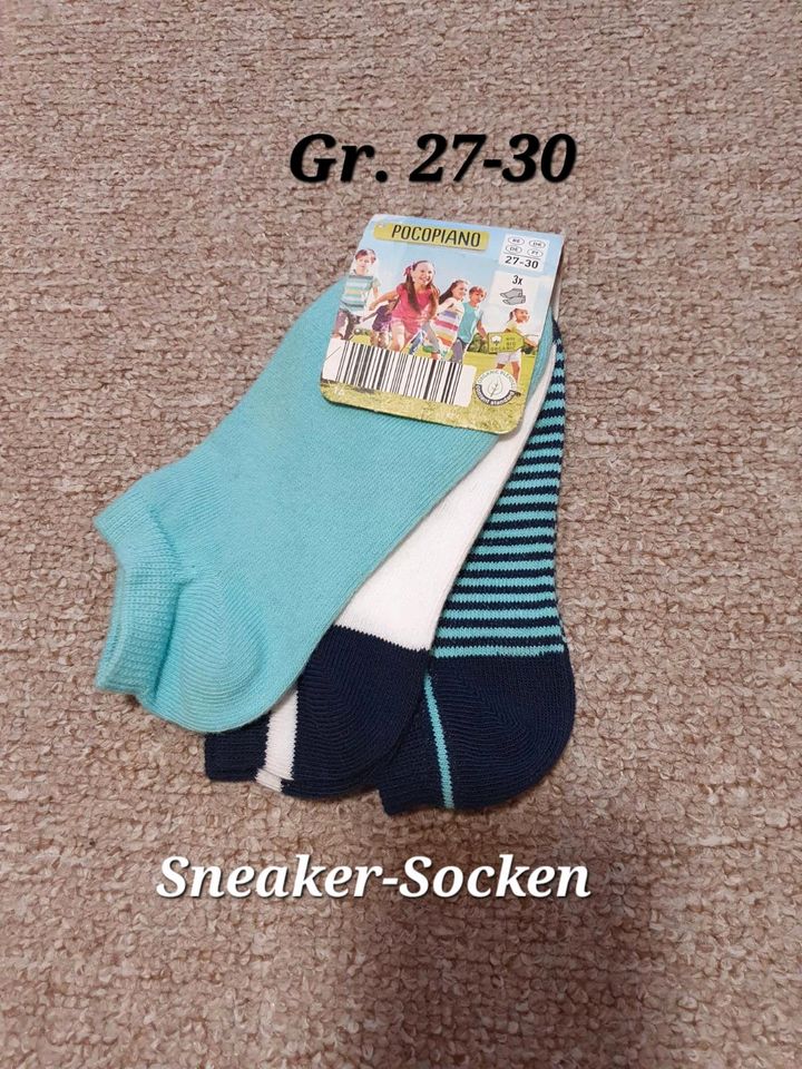 Sneaker-Socken, Gr. 27-30 von Poco Piano in Dresden