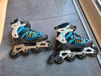 Inline Skates Inliner Fitness FIT 5 Racing Kinder blau-weiß Rheinland-Pfalz - Harthausen Vorschau