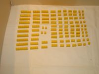 Lego Balken gelb 100 Stück von 1x1x1 bis 6x1x1, gebraucht West - Unterliederbach Vorschau