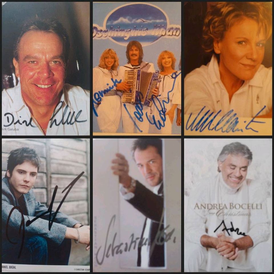 ❌ diverse handsignierte Autogrammkarten ❌ in Schwanebeck