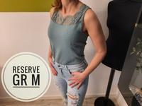 Reserved Top Oberteil Trägertop Shirt Spitze mint locker schick M Niedersachsen - Garbsen Vorschau