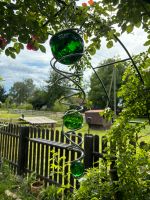 Windspiel, Spirale, 50cm, grün,  Metall, Garten, Deko, Glas Nordrhein-Westfalen - Erwitte Vorschau