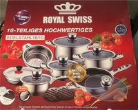 16 teilig Edelstahl Töpfe, Pfannen, Topfset royal swiss Nordrhein-Westfalen - Engelskirchen Vorschau