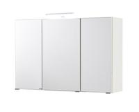 Bad-Spiegelschrank-3-türig,mit Beleuchtung-100 cm breit-Weiß Bayern - Obernburg Vorschau