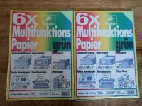 2x50st. Multifunktionspapier, Druckerpapier A4 grün 80g Saarland - Homburg Vorschau