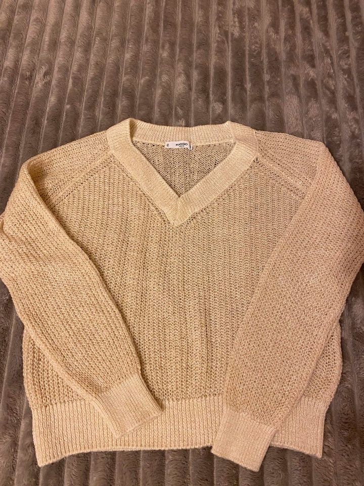 Mango Pullover Cremefarben Gr. S - wie NEU! in Bad Lippspringe