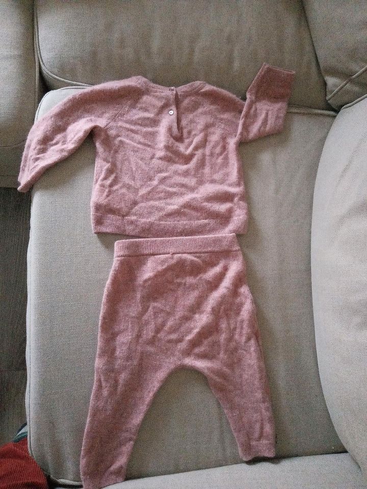 Kaschmir Set Pullover und Hose Rose Rosa gr.74 in Garding