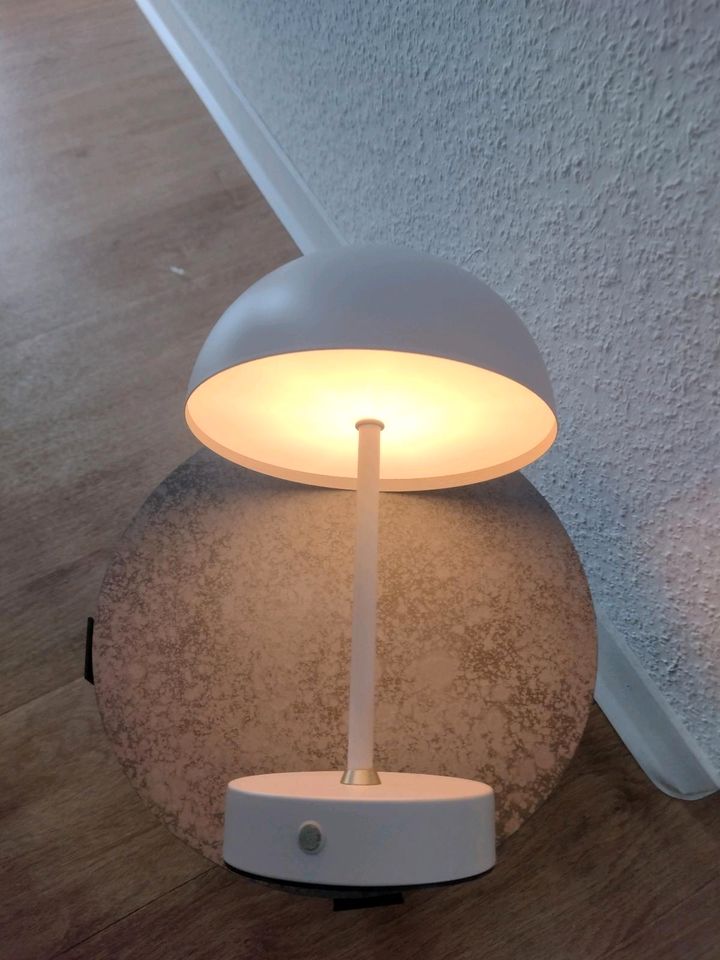 Tischleuchte/Dekoleuchte ø16×H25cm. Grau mit Touch und Timer in Essen