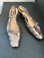 Sling Pumps Gabor GOLD Gr. 7/ 40 NEU LEDER Frankfurt am Main - Praunheim Vorschau