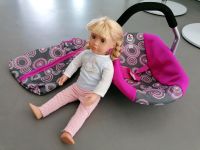 Puppe mit Schlafsack und Babyschale Maxi-Cosi Niedersachsen - Varel Vorschau