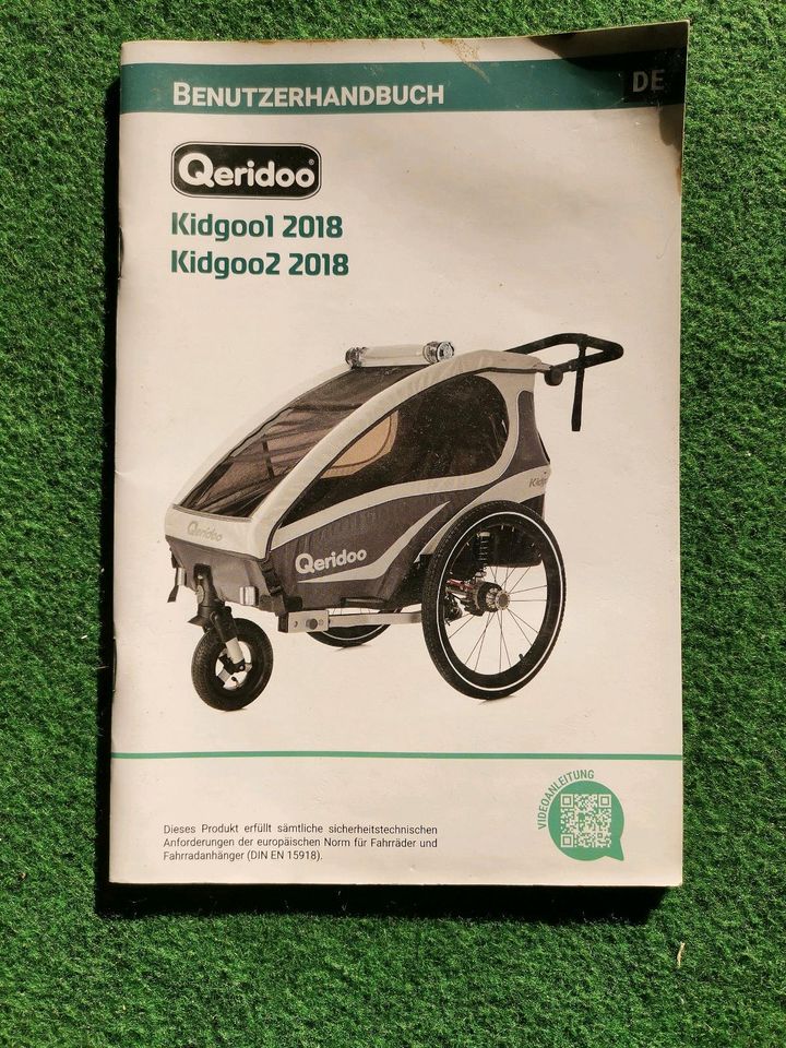 Fahrradanhänger 2-Sitzer Queridoo kidgoo2 in Weißbach