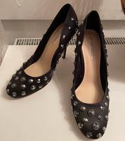 High Heels, Satin, Schmucksteine, Schwarz, Zara, Gr. 41 Nordrhein-Westfalen - Hagen Vorschau