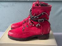A.S.98 Leder Boots Gr. 38 Rot Hessen - Walluf Vorschau