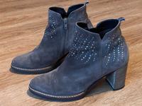 NEU Stiefeletten Ankle Boots von Gabor, grau, Wildleder, Gr. 38 Bayern - Niederschönenfeld Vorschau