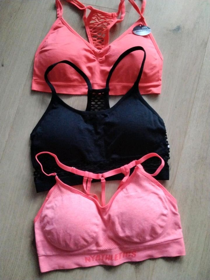 Bustier Bralette Gr M/L 3 Stück in Lindenberg im Allgäu