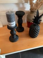 Kerzenständer mit Ananas Dose schwarz Boho Dekoration komplett 5€ Nordrhein-Westfalen - Aldenhoven Vorschau