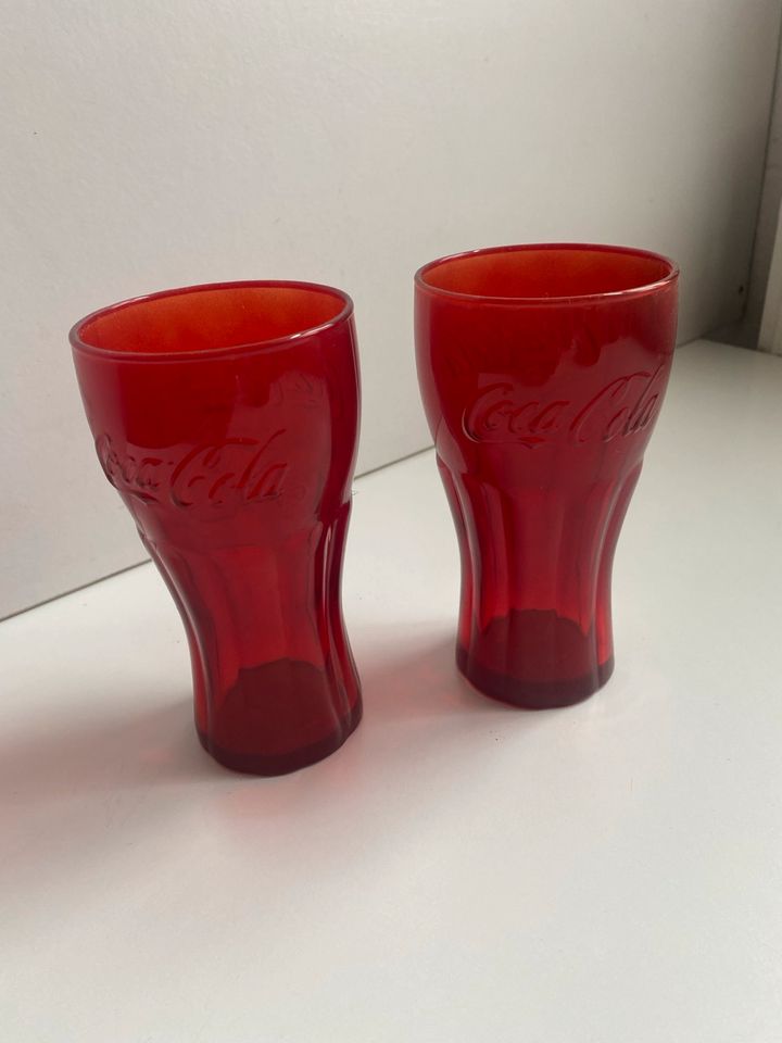 McDonald's Coca Cola Sammelglas Rot Design 2017 in Köln