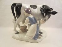 GRAEFENTHAL Porzellan Figur Magd Frau Bäuerin melkt Kalb Kuh Alt! Bochum - Bochum-Mitte Vorschau