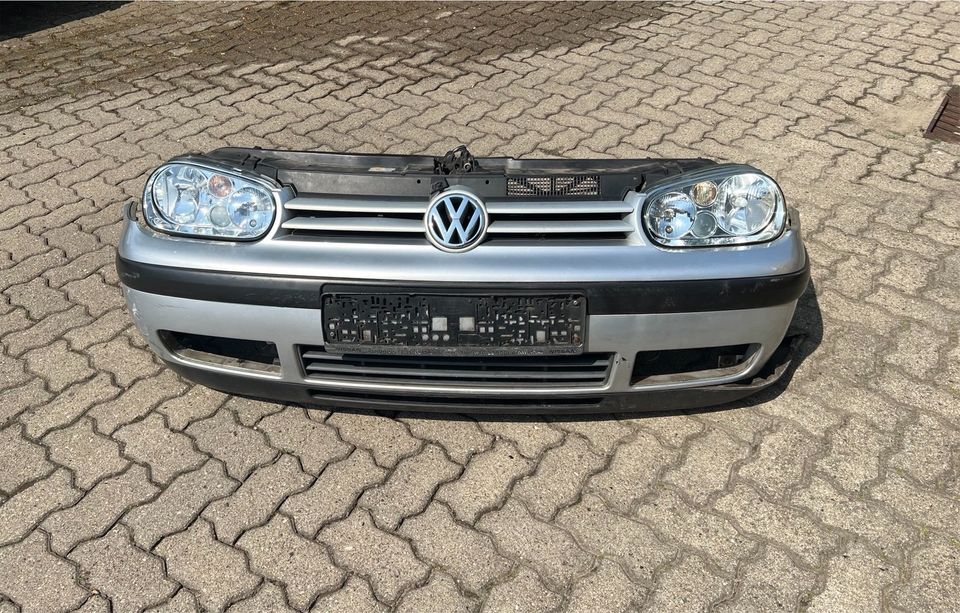 VW Golf 4 Stoßstange Grill Scheinwerfer Kühler Frontmaske Klima in Rümpel