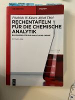 Rechentafeln für die Chemie Analytik ISBN 978-3-11-022962-2 Berlin - Treptow Vorschau