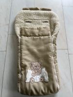 Fußsack beige braun Teddy Kinderwagen Teddyfell Buggy Hessen - Villmar Vorschau