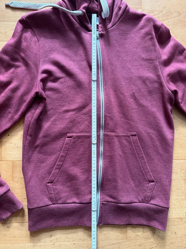 H&M ** Sweat Jacke ** Kapuze ** Gr. M ** burgundrot ** in Bammental