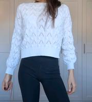 Damen Baumwoll Pullover weiß Gr M 38 C&A Hessen - Fulda Vorschau
