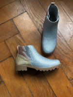 NEU silberne Chelsea Boots mit Glitzer Blitz - Gr 34 Pankow - Prenzlauer Berg Vorschau