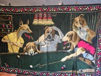 Stoffbild " 5 Hunde spielen Billiard " Kreis Pinneberg - Uetersen Vorschau