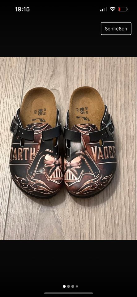 Birkenstock Birki‘s Star Wars Darth Vader Gr 26 in Wuppertal