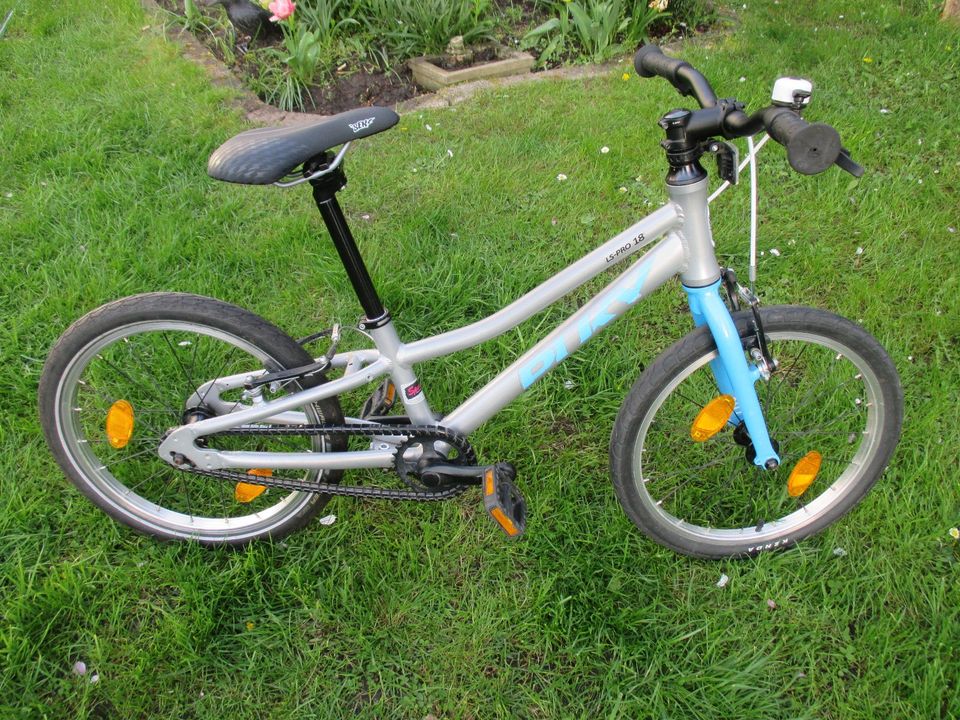 Pucky LS-Pro 18 Zoll Alu, Kinderfahrrad in silber, top geflegt in Berlin