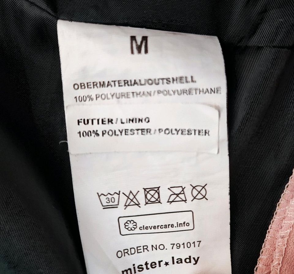 Süße rosé Kunstlederjacke in Visbek