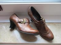Görtz 17 Leder Pumps Slipper Schuhe Gr. 40 cognac Wandsbek - Hamburg Volksdorf Vorschau